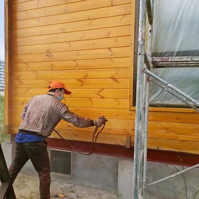 Các sản phẩm gỗ ngoài trời Bảo vệ Nhà gỗ Cải tạo Sơn nước chống vàng